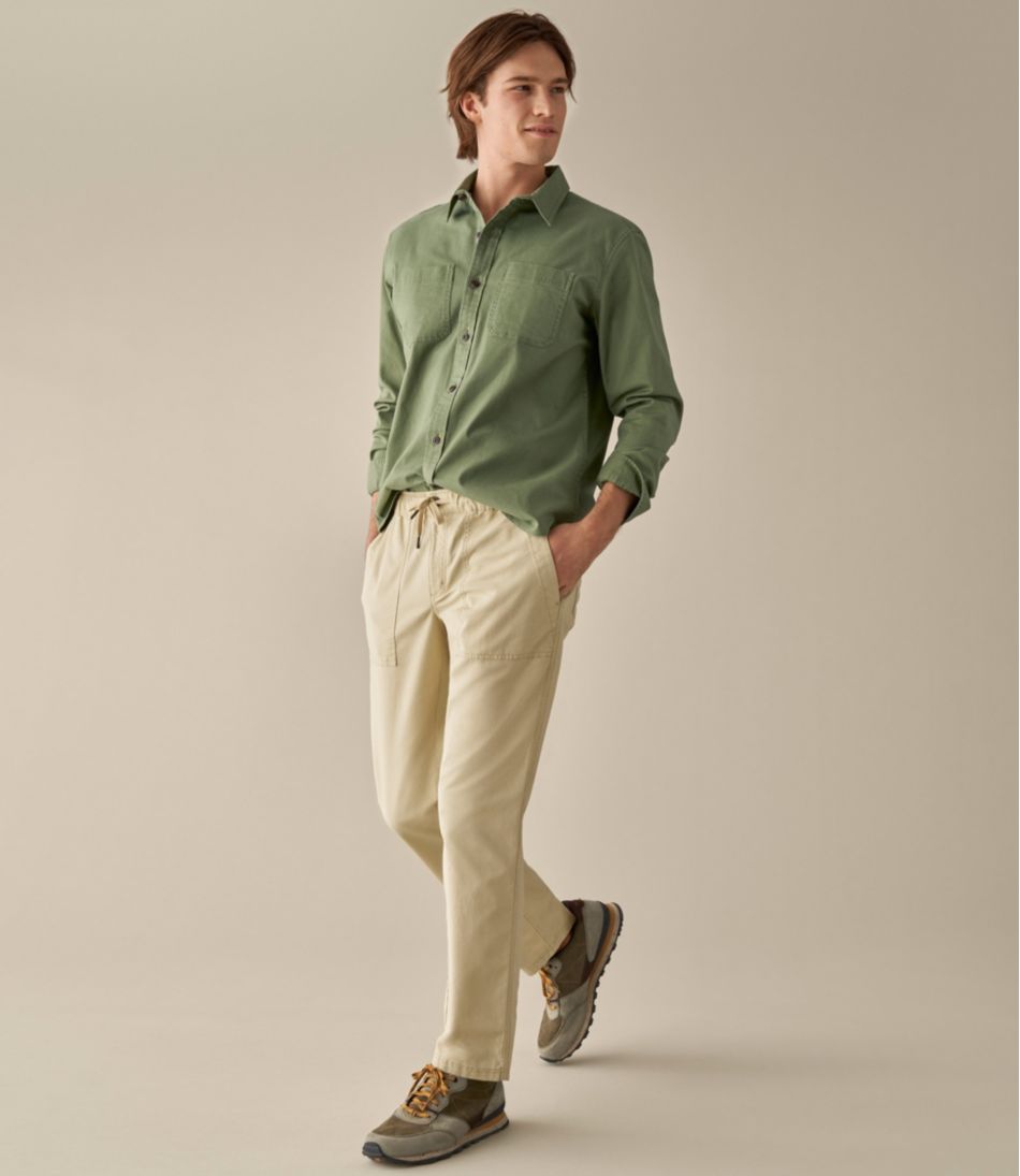 Men's Sunwashed Pants, Standard Fit, Straight Leg | L.L.Bean outlet