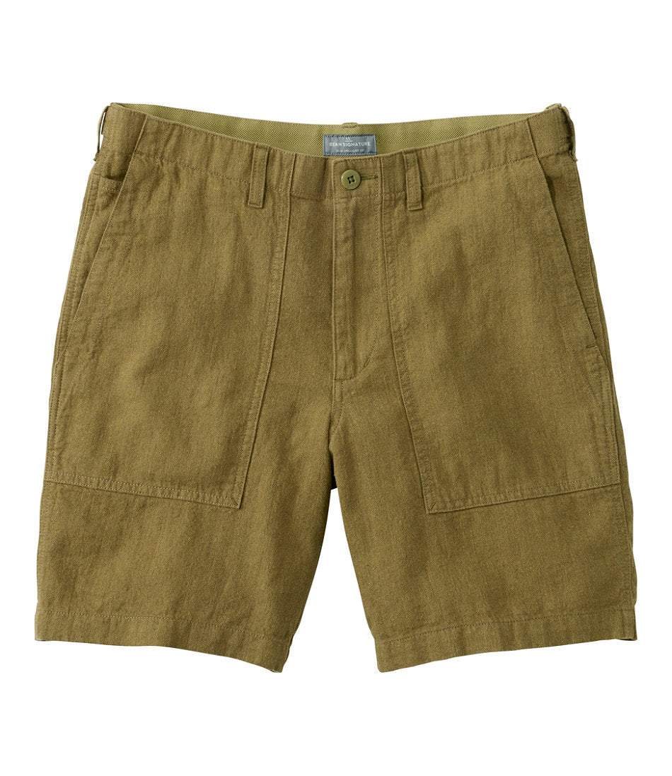Men's Signature Herringbone Shorts, 8" | L.L.Bean online