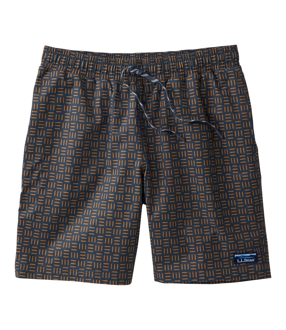 Men's Vacationland Stretch Swim Trunks, Print, 8" | L.L.Bean outlet