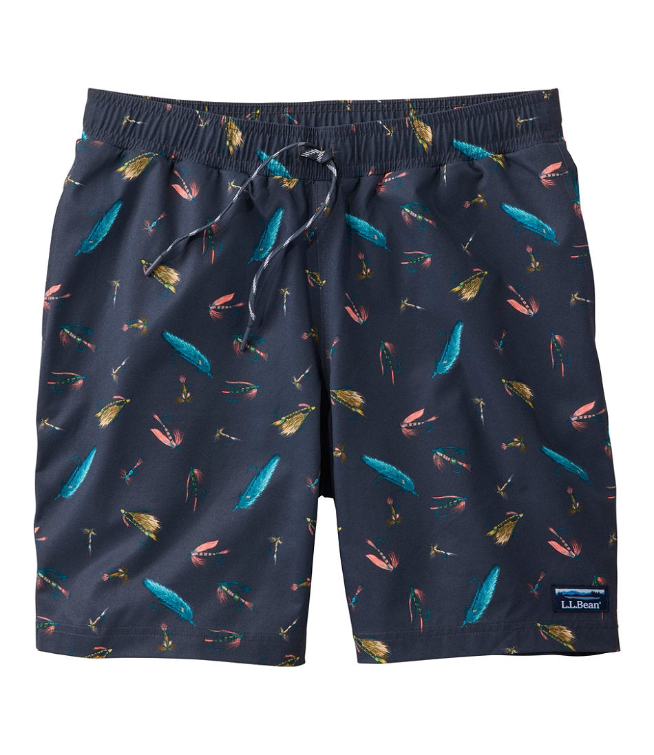 Men's Vacationland Stretch Swim Trunks, Print, 8" | L.L.Bean outlet