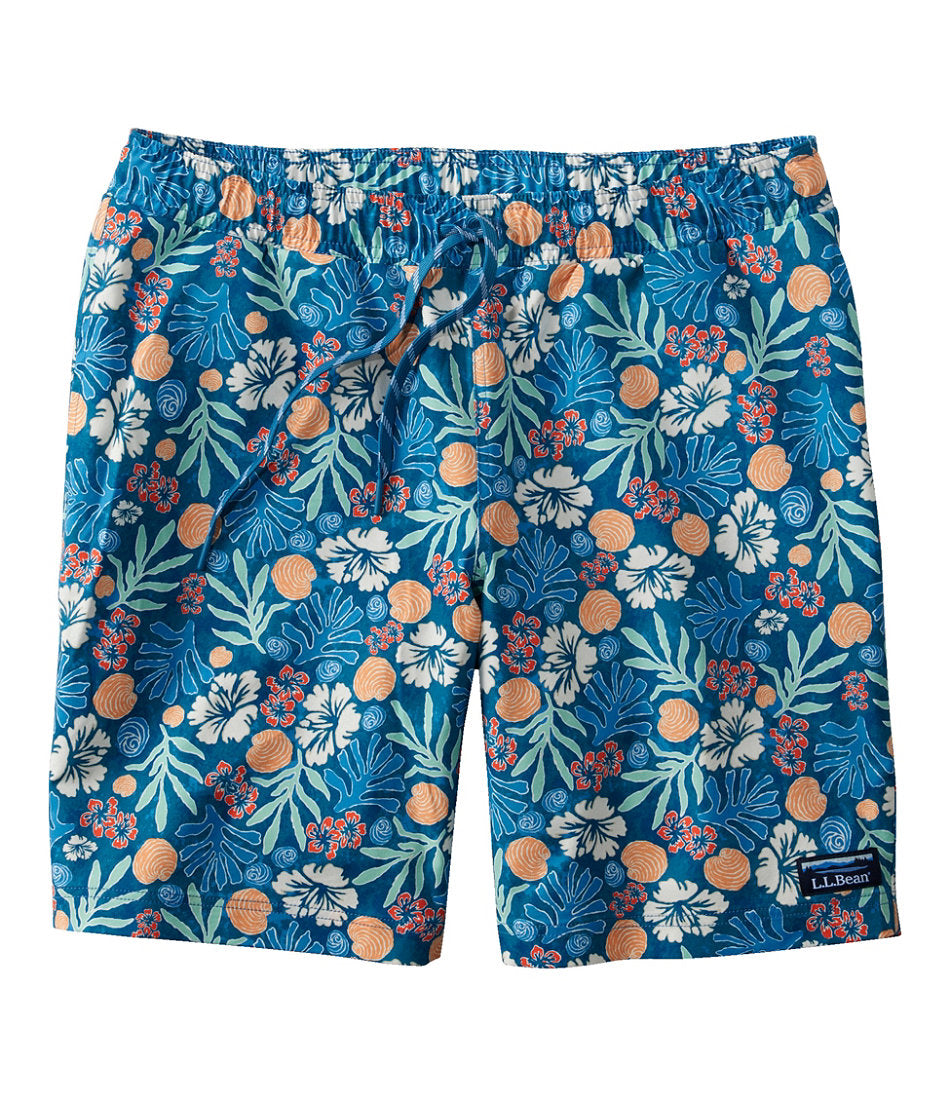Men's Vacationland Stretch Swim Trunks, Print, 8" | L.L.Bean outlet