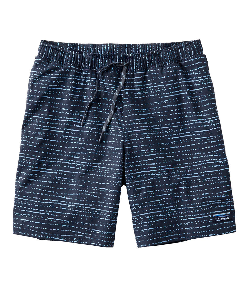 Men's Vacationland Stretch Swim Trunks, Print, 8" | L.L.Bean outlet