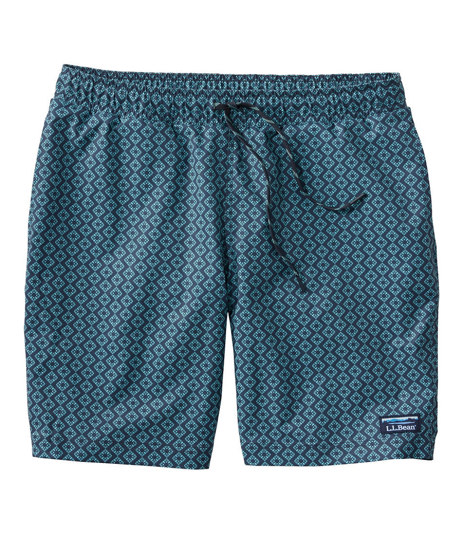 Men's Vacationland Stretch Swim Trunks, Print, 8" | L.L.Bean outlet