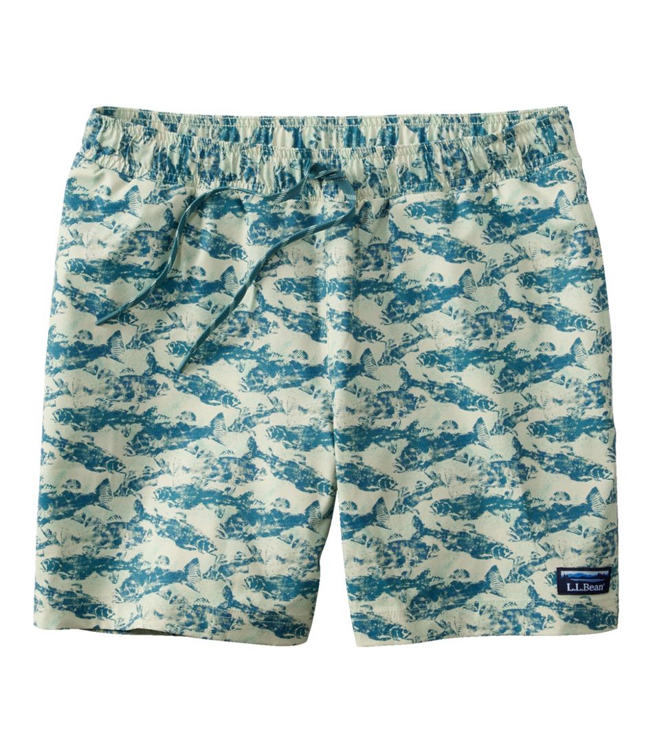Men's Vacationland Stretch Swim Trunks, Print, 6" | L.L.Bean for sale