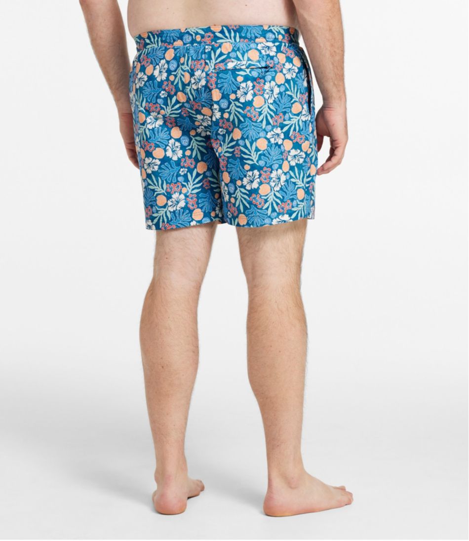 Men's Vacationland Stretch Swim Trunks, Print, 6" | L.L.Bean for sale