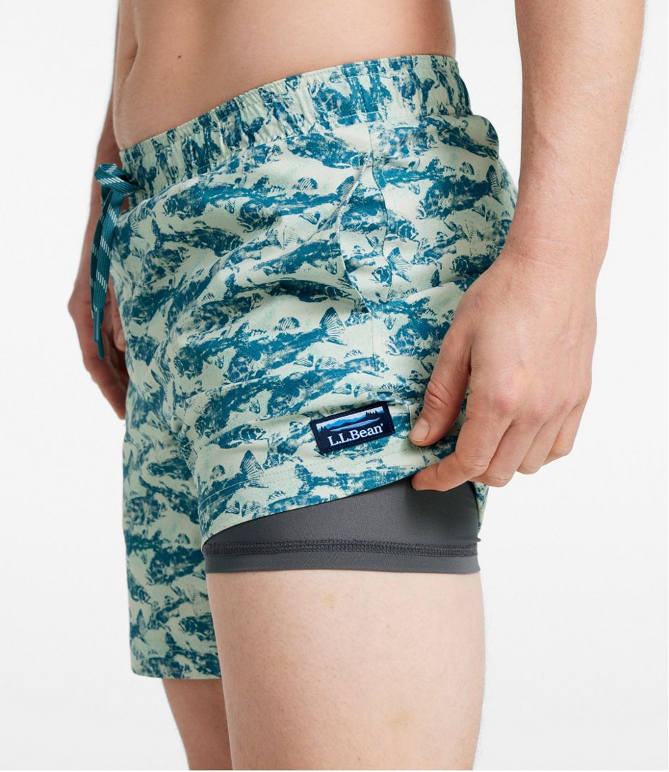 Men's Vacationland Stretch Swim Trunks, Print, 6" | L.L.Bean for sale