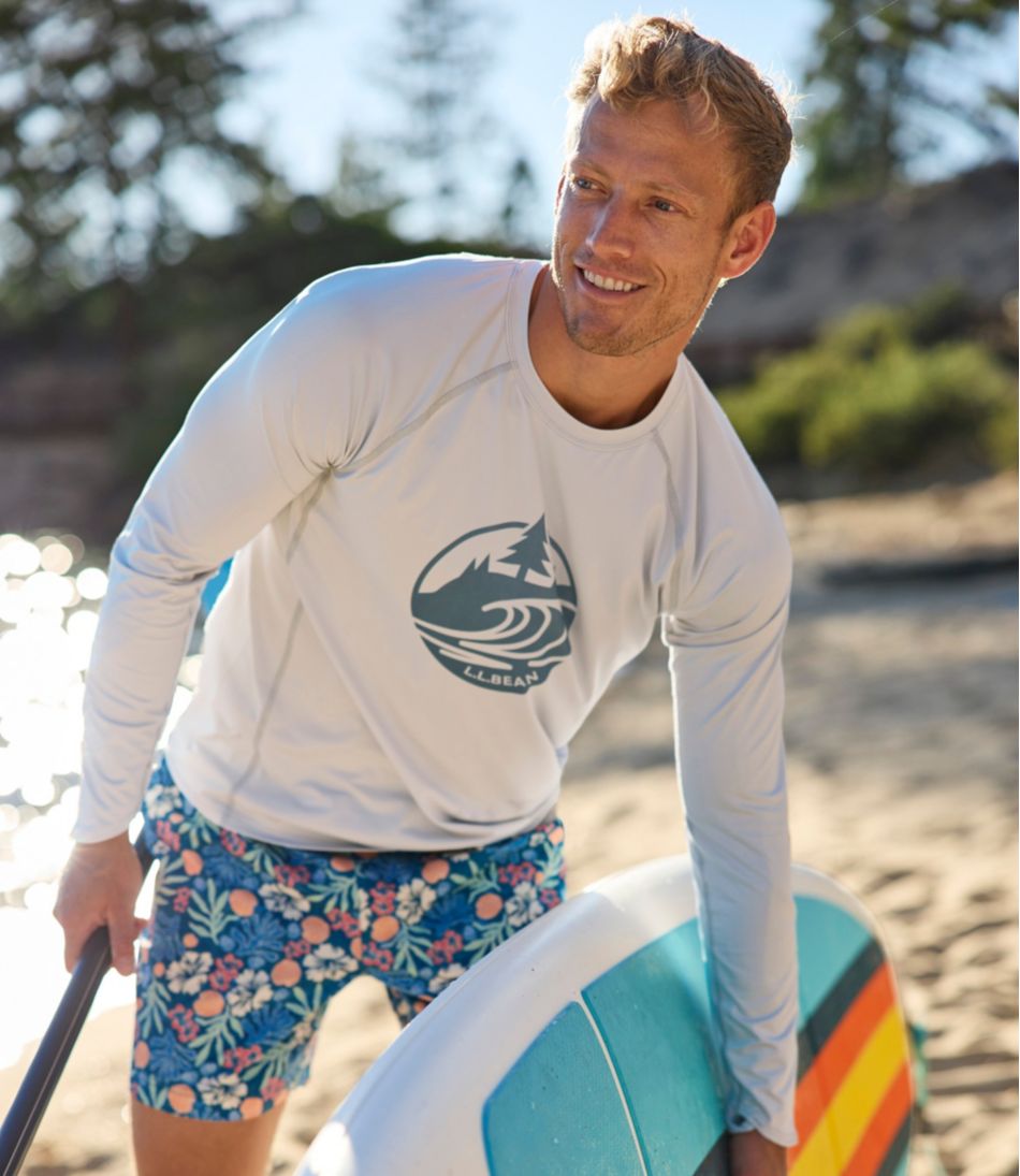 Men's Vacationland Stretch Swim Trunks, Print, 6" | L.L.Bean for sale