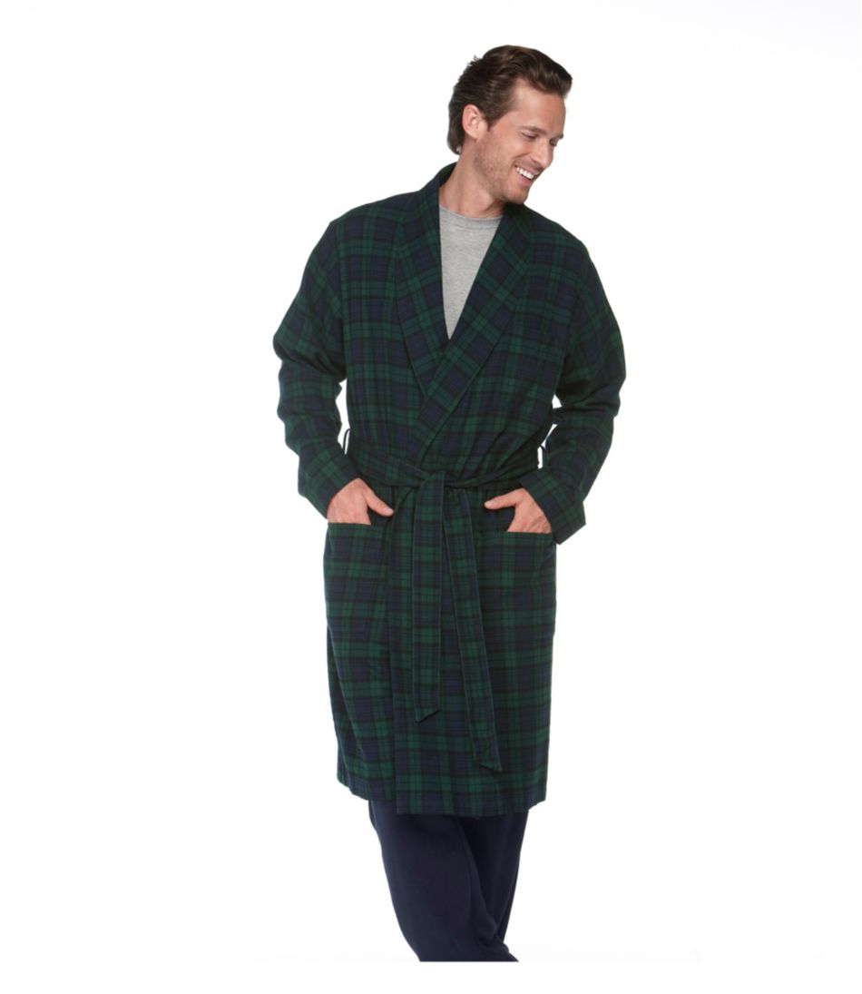 Men's Scotch Plaid Flannel Robe | L.L.Bean online