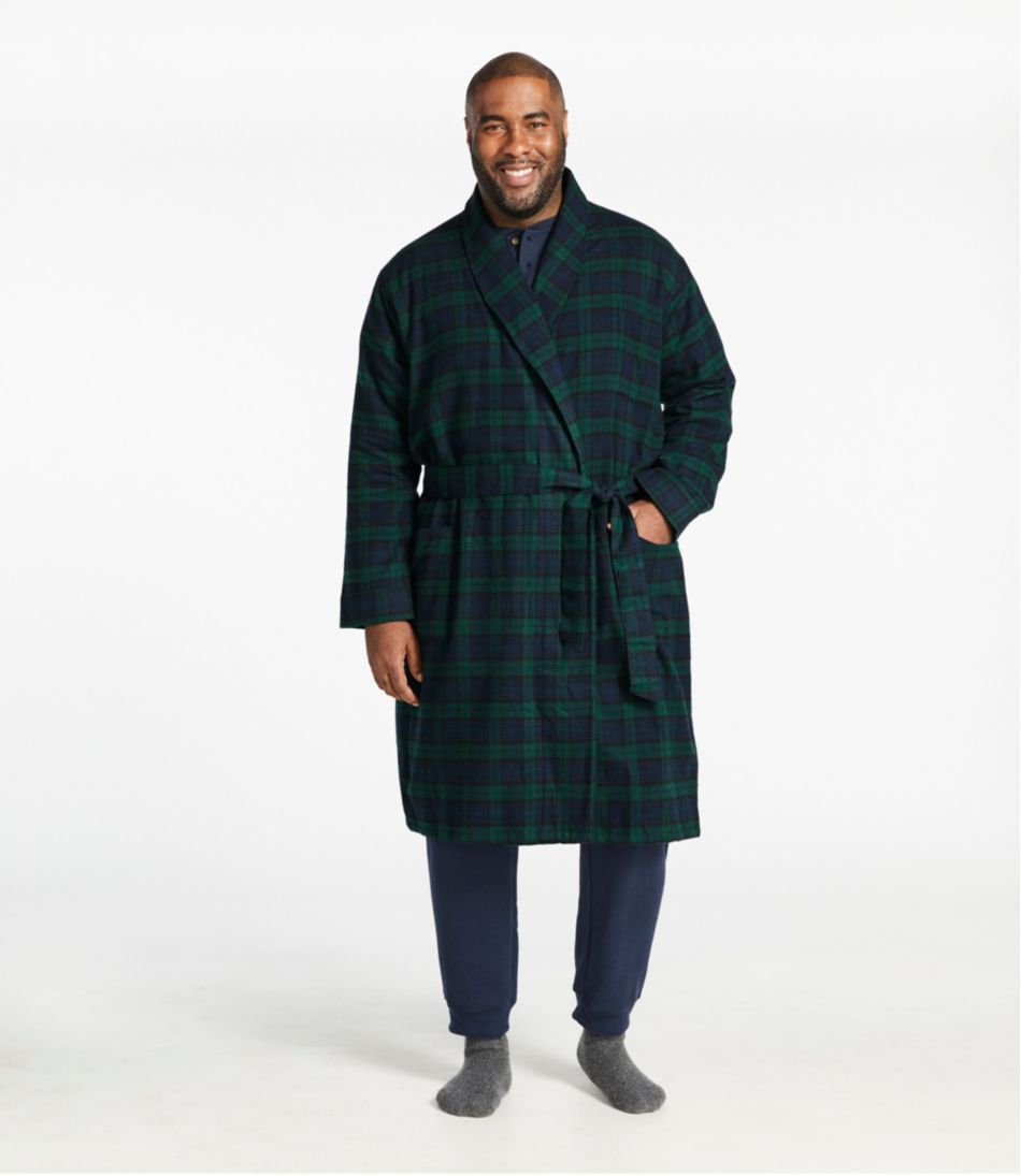 Men's Scotch Plaid Flannel Robe | L.L.Bean online