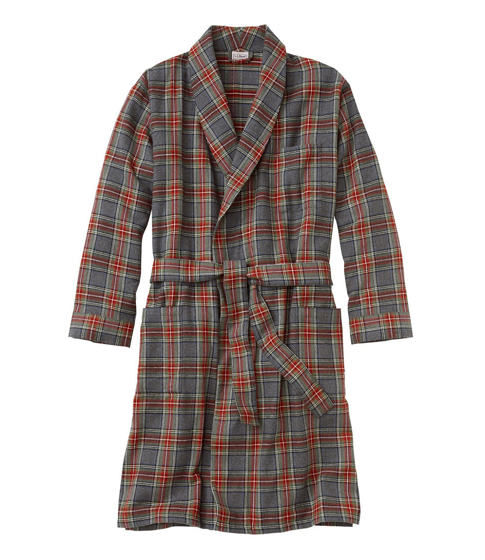 Men's Scotch Plaid Flannel Robe | L.L.Bean online