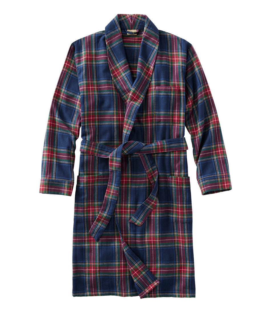 Men's Scotch Plaid Flannel Robe | L.L.Bean online