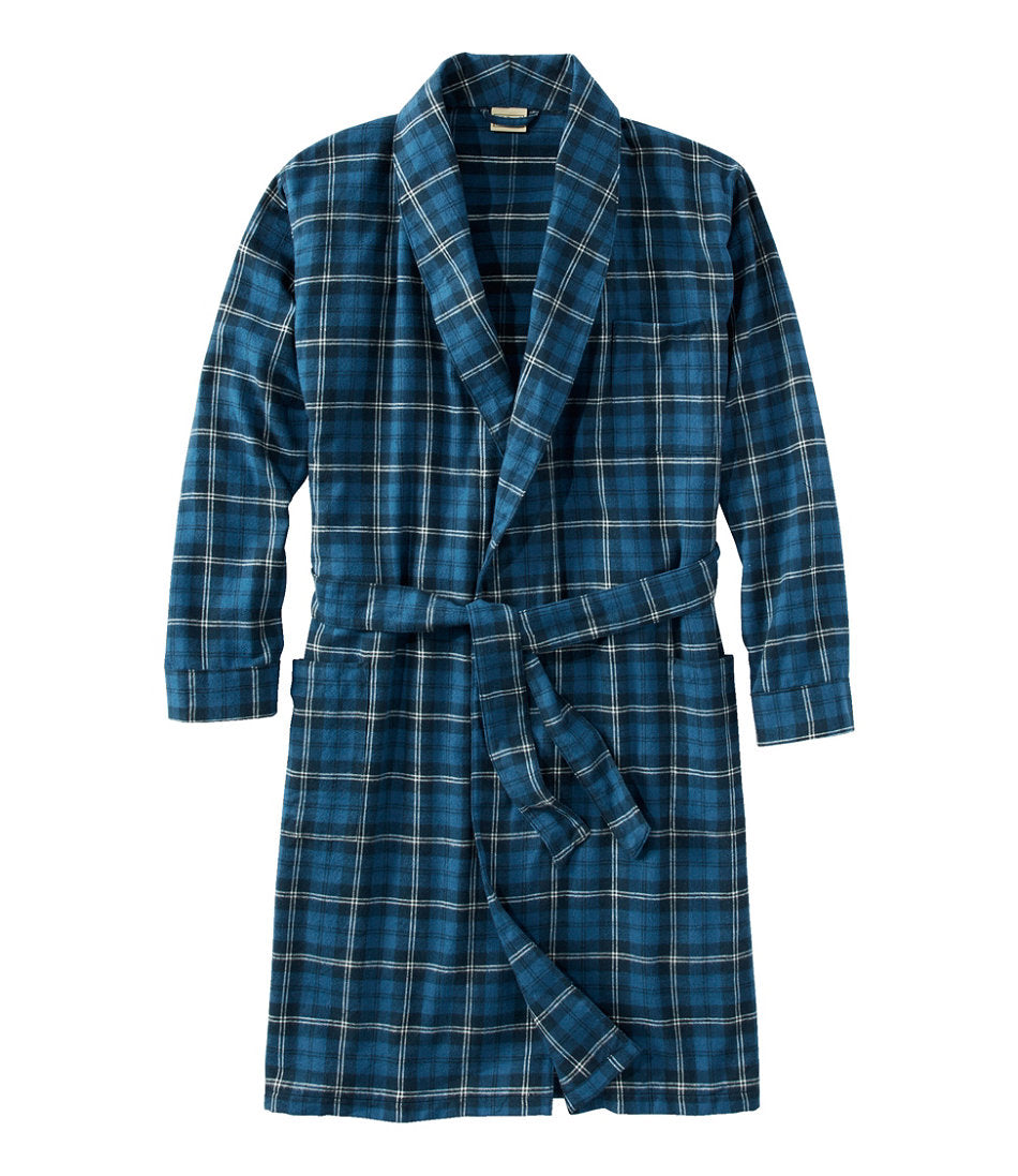 Men's Scotch Plaid Flannel Robe | L.L.Bean online