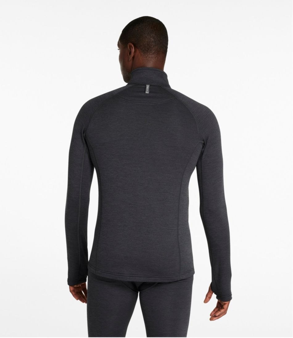 Men's L.L.Bean Midweight Base Layer Crew Top, 1/4 Zip | L.L.Bean online