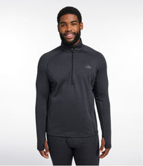 Men's L.L.Bean Midweight Base Layer Crew Top, 1/4 Zip | L.L.Bean online