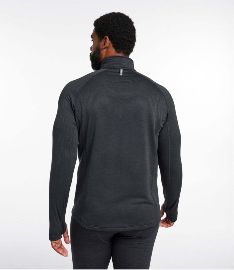 Men's L.L.Bean Midweight Base Layer Crew Top, 1/4 Zip | L.L.Bean online