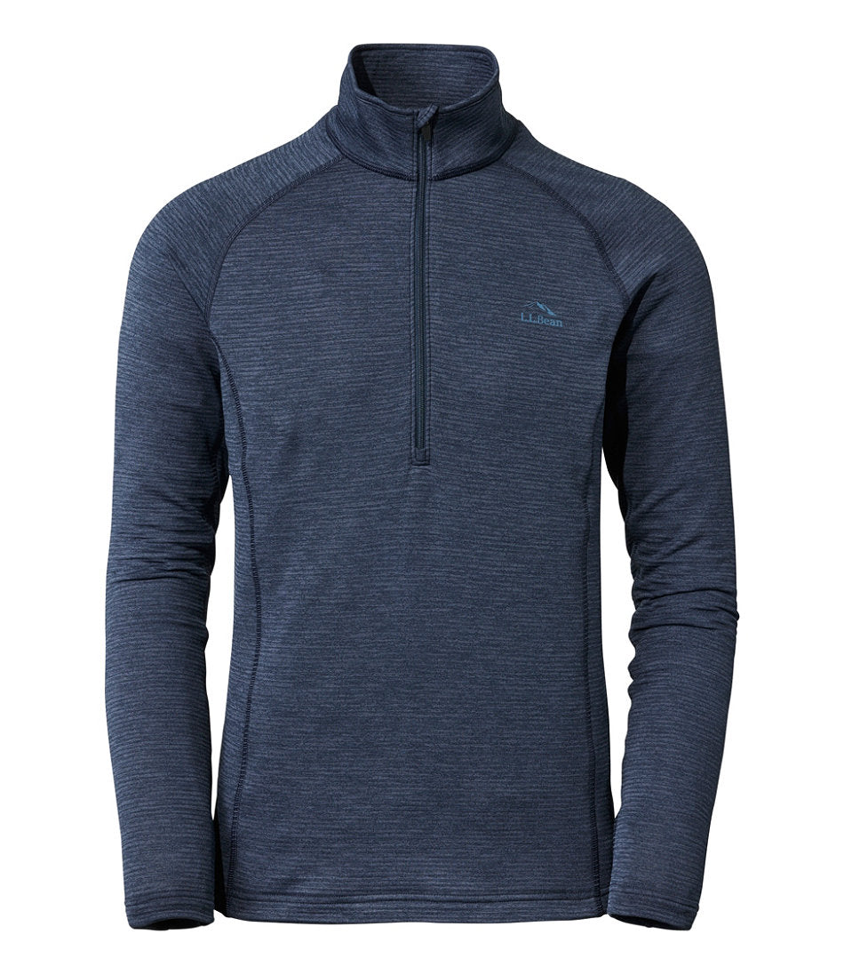 Men's L.L.Bean Midweight Base Layer Crew Top, 1/4 Zip | L.L.Bean online