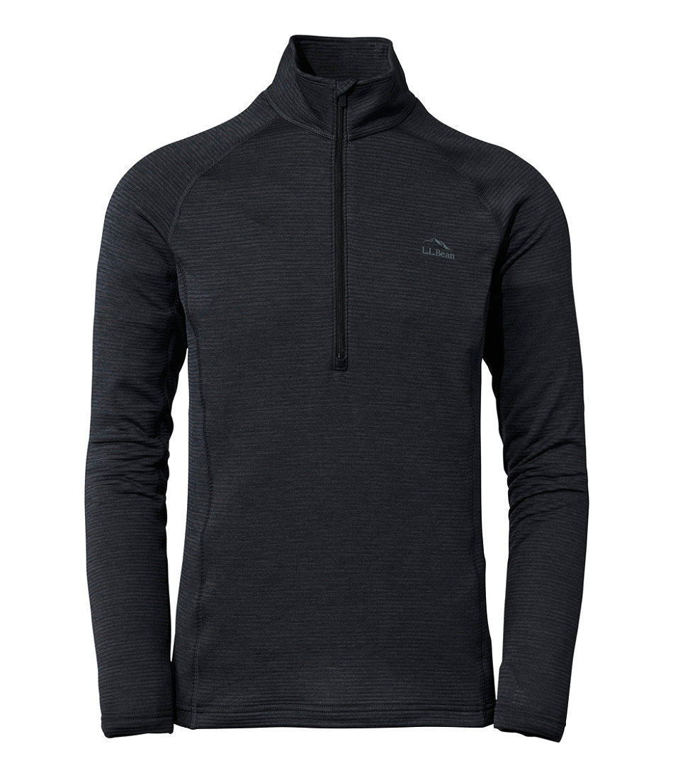 Men's L.L.Bean Midweight Base Layer Crew Top, 1/4 Zip | L.L.Bean online