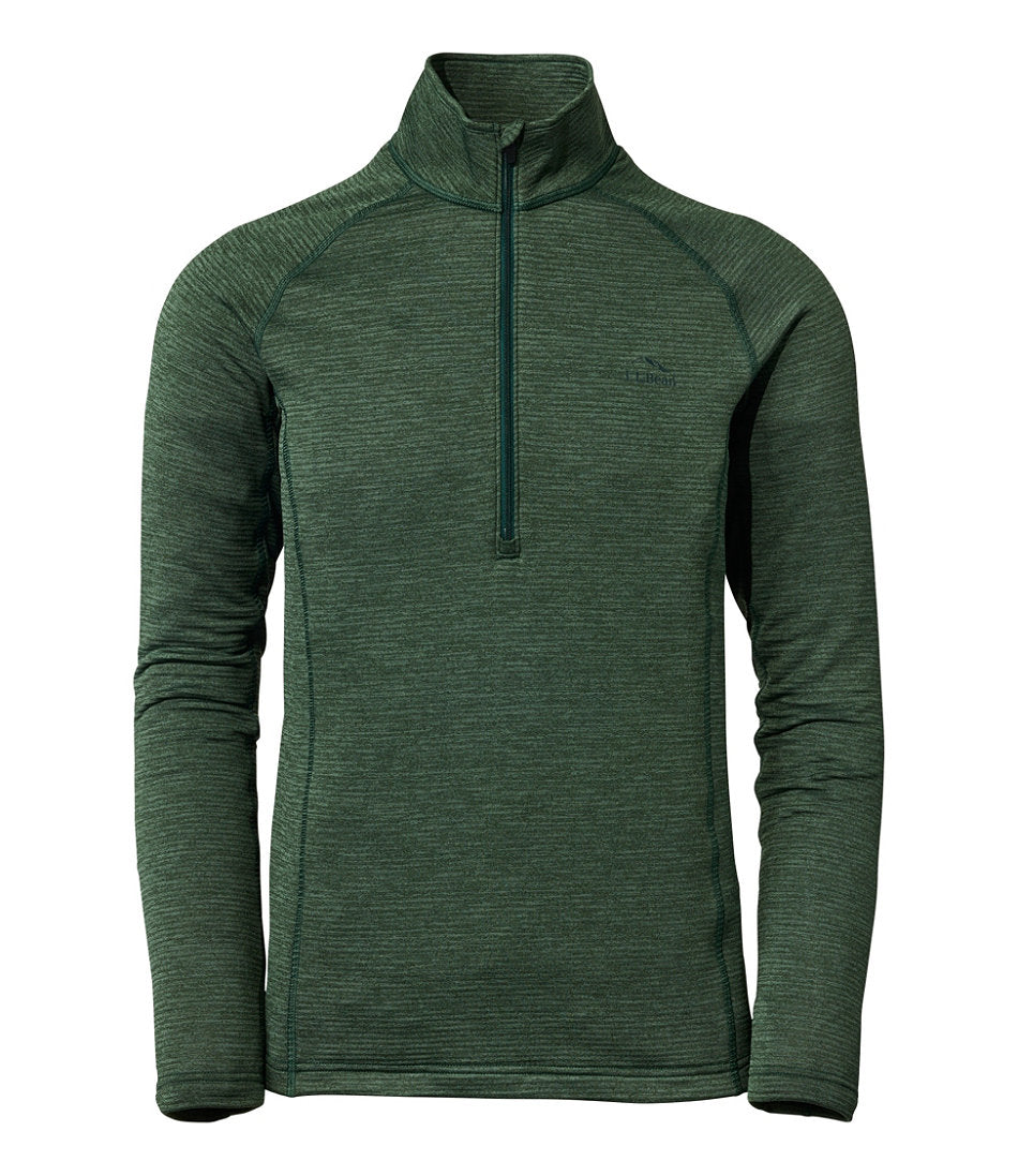 Men's L.L.Bean Midweight Base Layer Crew Top, 1/4 Zip | L.L.Bean online