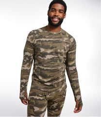 Men's L.L.Bean Heavyweight Base Layer Crew Top, Print | L.L.Bean sale