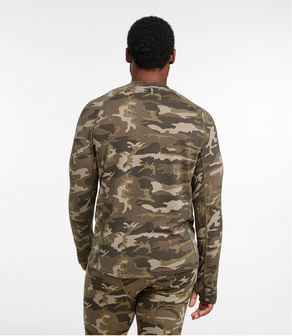 Men's L.L.Bean Heavyweight Base Layer Crew Top, Print | L.L.Bean sale
