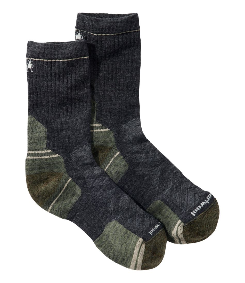 Men's Smartwool Hike Targeted Cushion Mid Crew Socks | L.L.Bean for sale