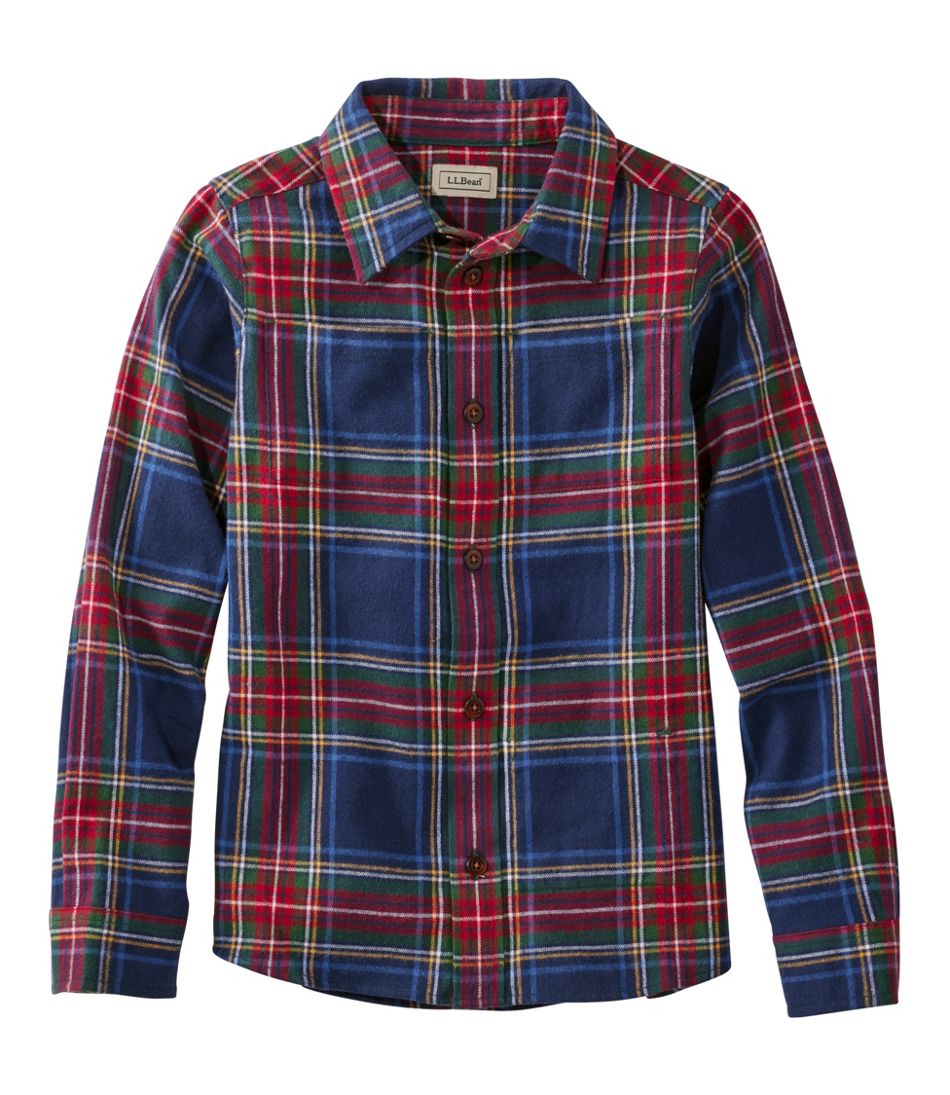 Kids' Scotch Plaid Flannel Shirt | L.L.Bean outlet