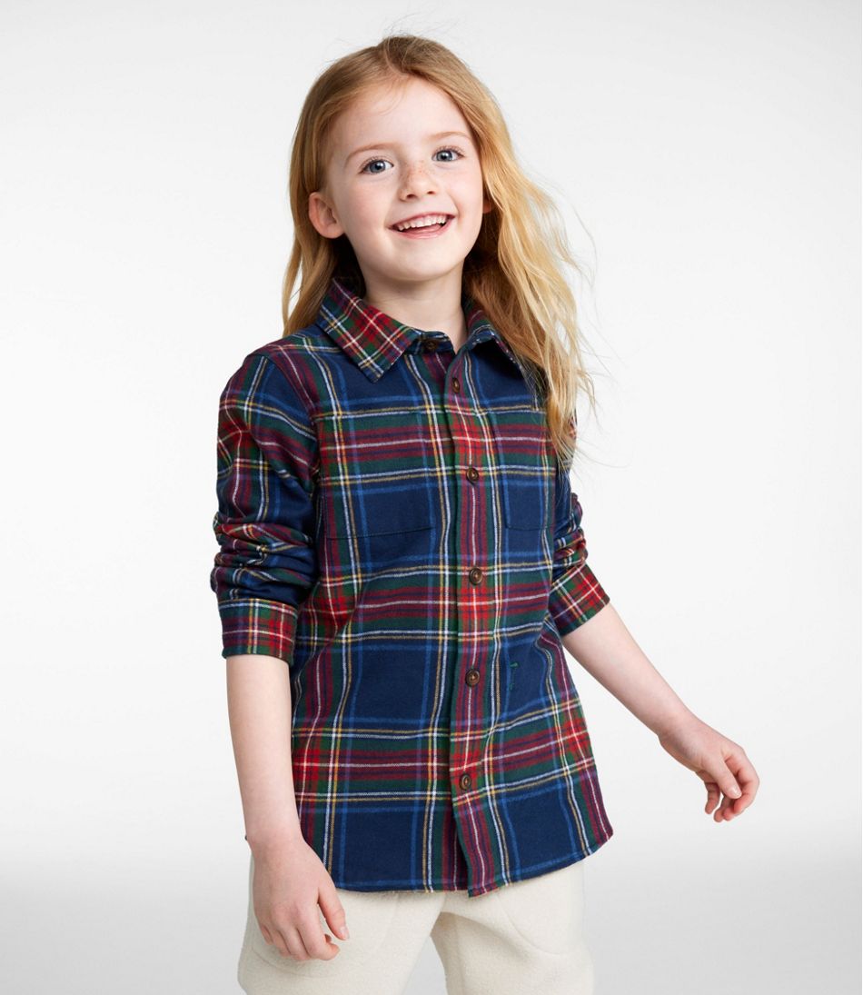 Kids' Scotch Plaid Flannel Shirt | L.L.Bean outlet