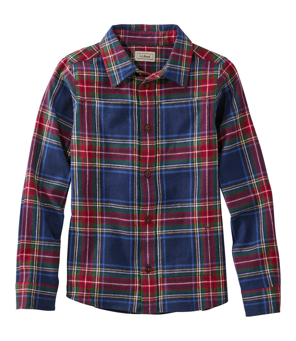 Kids' Scotch Plaid Flannel Shirt | L.L.Bean outlet