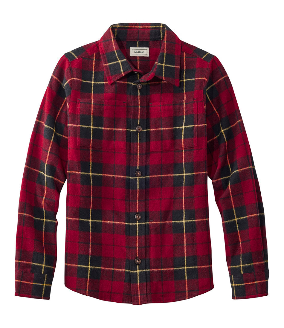 Kids' Scotch Plaid Flannel Shirt | L.L.Bean outlet