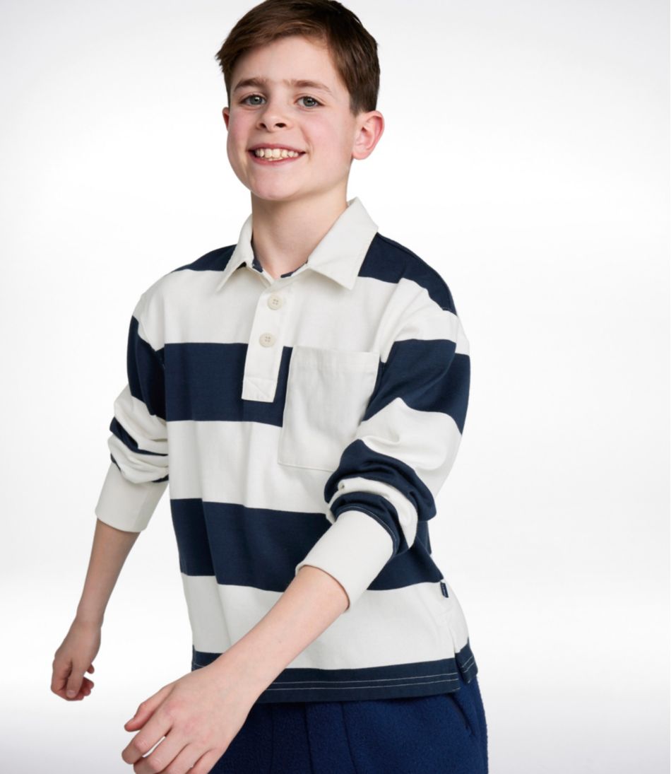 Kids' Striped Rugby Shirt | L.L.Bean for sale