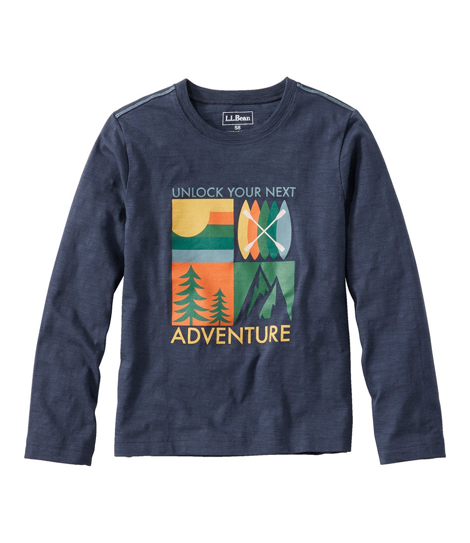 Kids' Graphic Tee, Long-Sleeve Glow-in-the-Dark | L.L.Bean near me