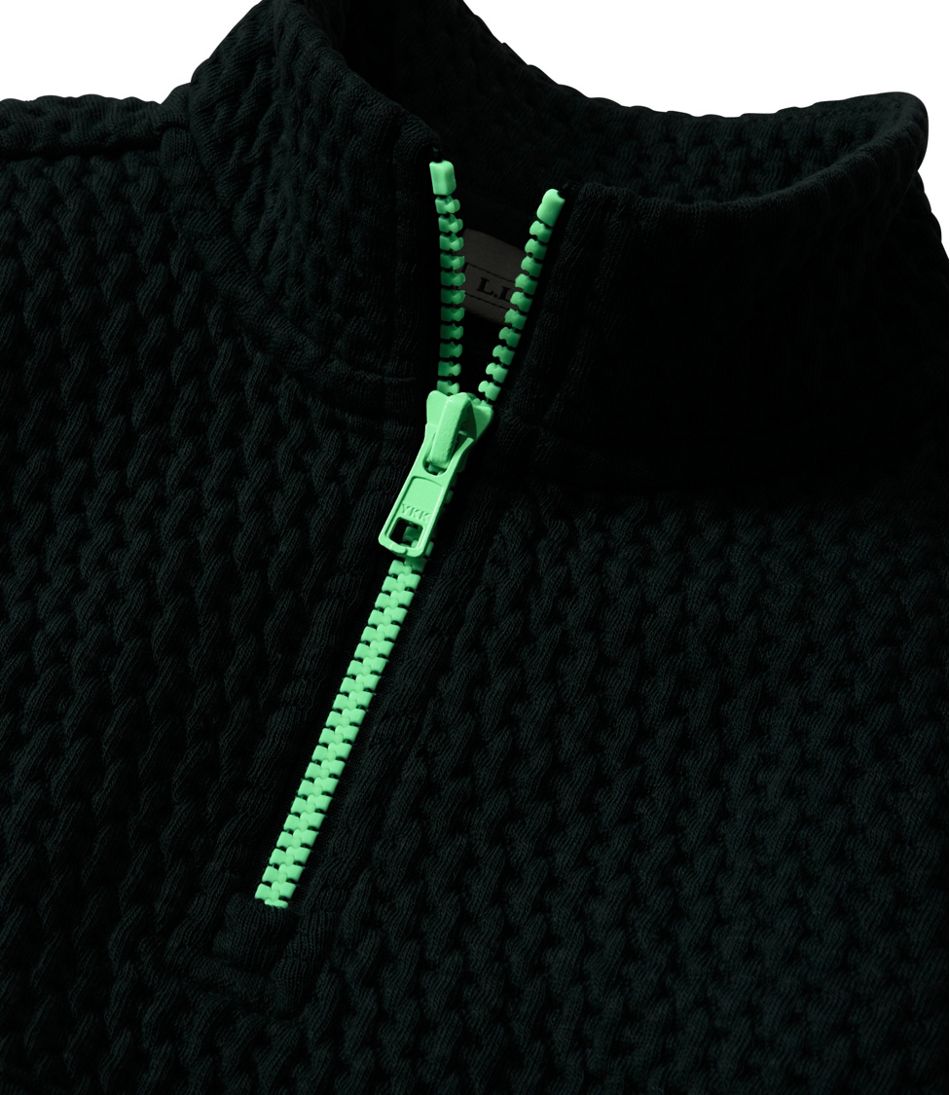 Toddlers' Ridgeknit Pullover, Glow-in-the-Dark Quarter-Zip | L.L.Bean sale