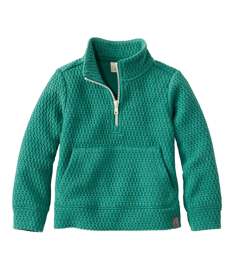 Toddlers' Ridgeknit Pullover, Glow-in-the-Dark Quarter-Zip | L.L.Bean sale