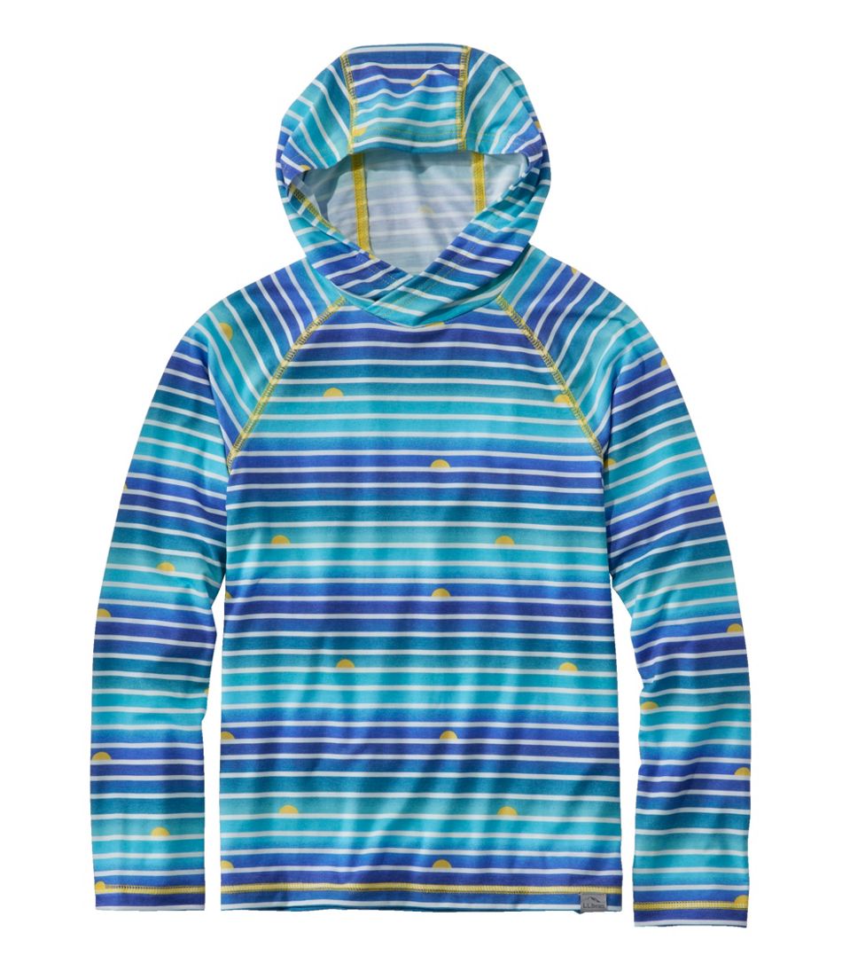 Kids' Everyday SunSmart® Hooded Tee, Long-Sleeve Stripe | L.L.Bean discount