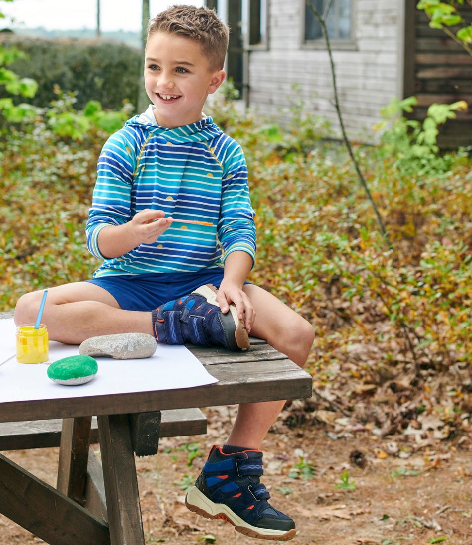 Kids' Everyday SunSmart® Hooded Tee, Long-Sleeve Stripe | L.L.Bean discount