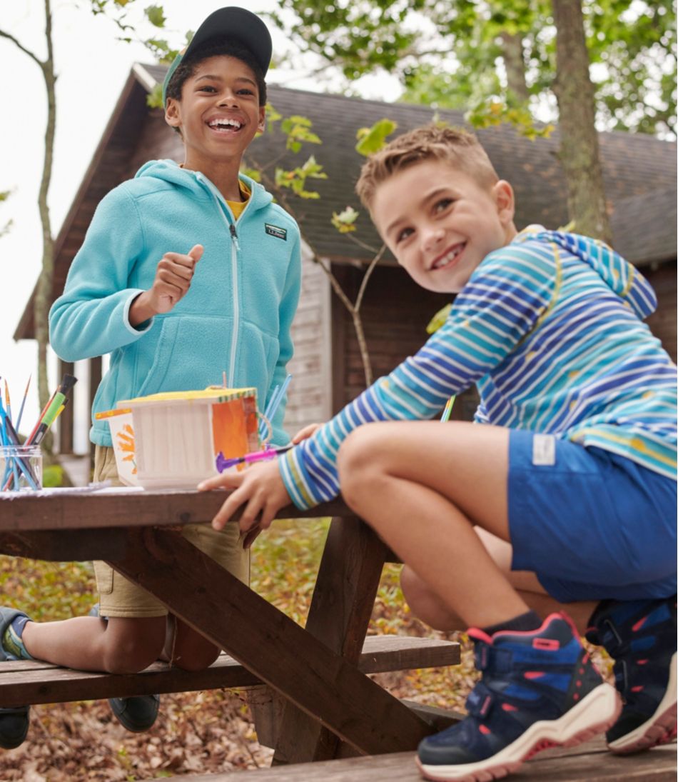 Kids' Everyday SunSmart® Hooded Tee, Long-Sleeve Stripe | L.L.Bean discount