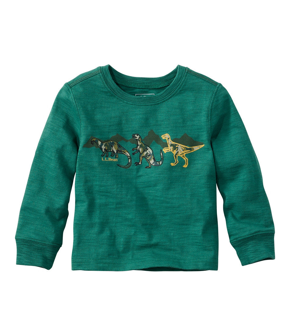 Infants' and Toddlers' Graphic Tee, Long-Sleeve Glow-in-the-Dark | L.L.Bean outlet
