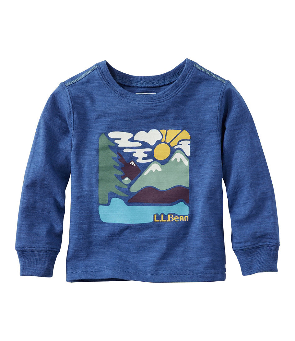 Infants' and Toddlers' Graphic Tee, Long-Sleeve Glow-in-the-Dark | L.L.Bean outlet