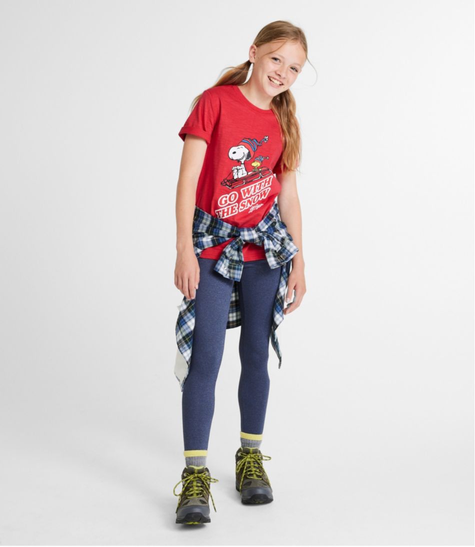 Kids' L.L.Bean x Peanuts Short-Sleeve Tee | L.L.Bean for sale