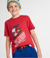 Kids' L.L.Bean x Peanuts Short-Sleeve Tee | L.L.Bean for sale