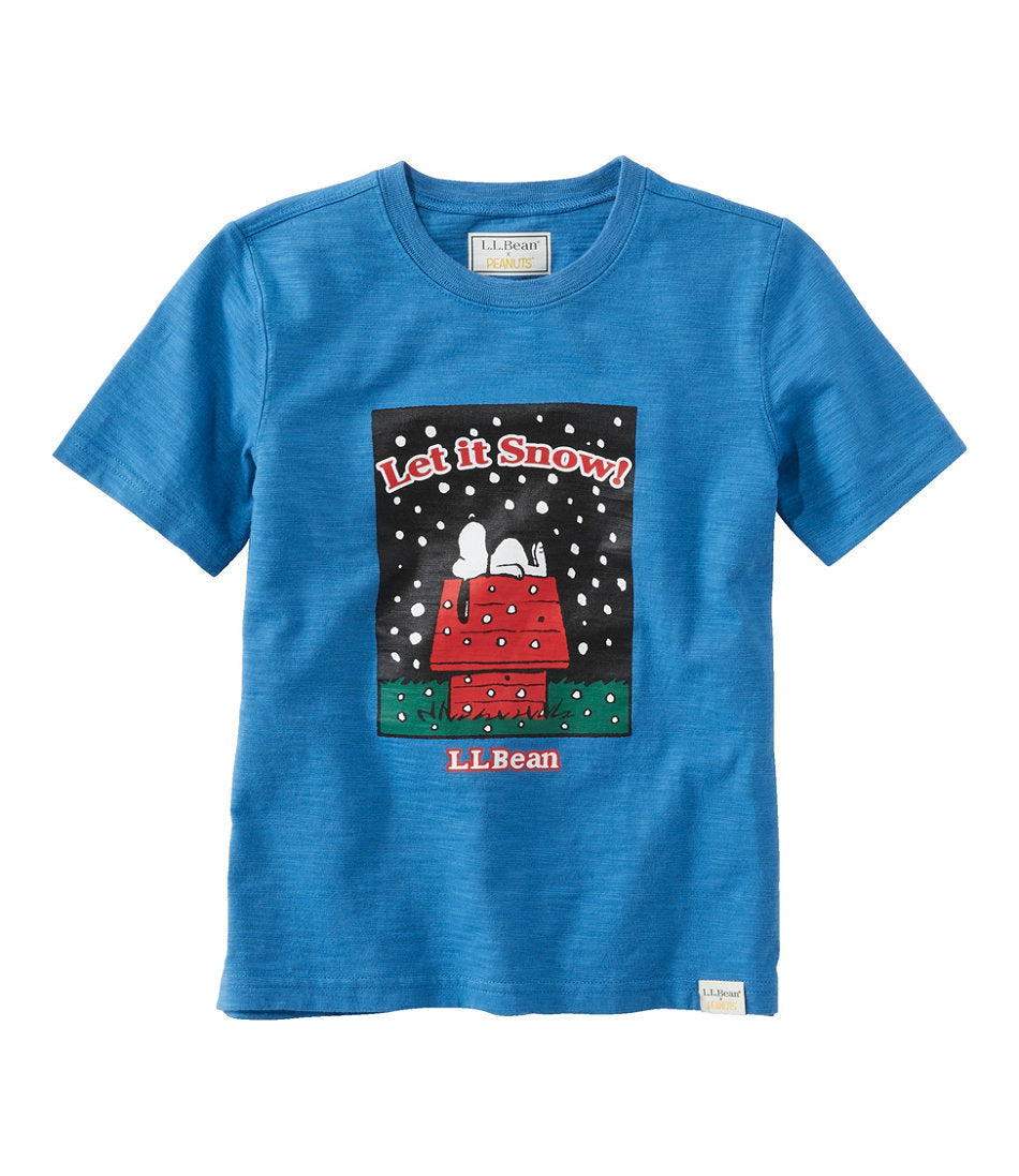 Kids' L.L.Bean x Peanuts Short-Sleeve Tee | L.L.Bean for sale