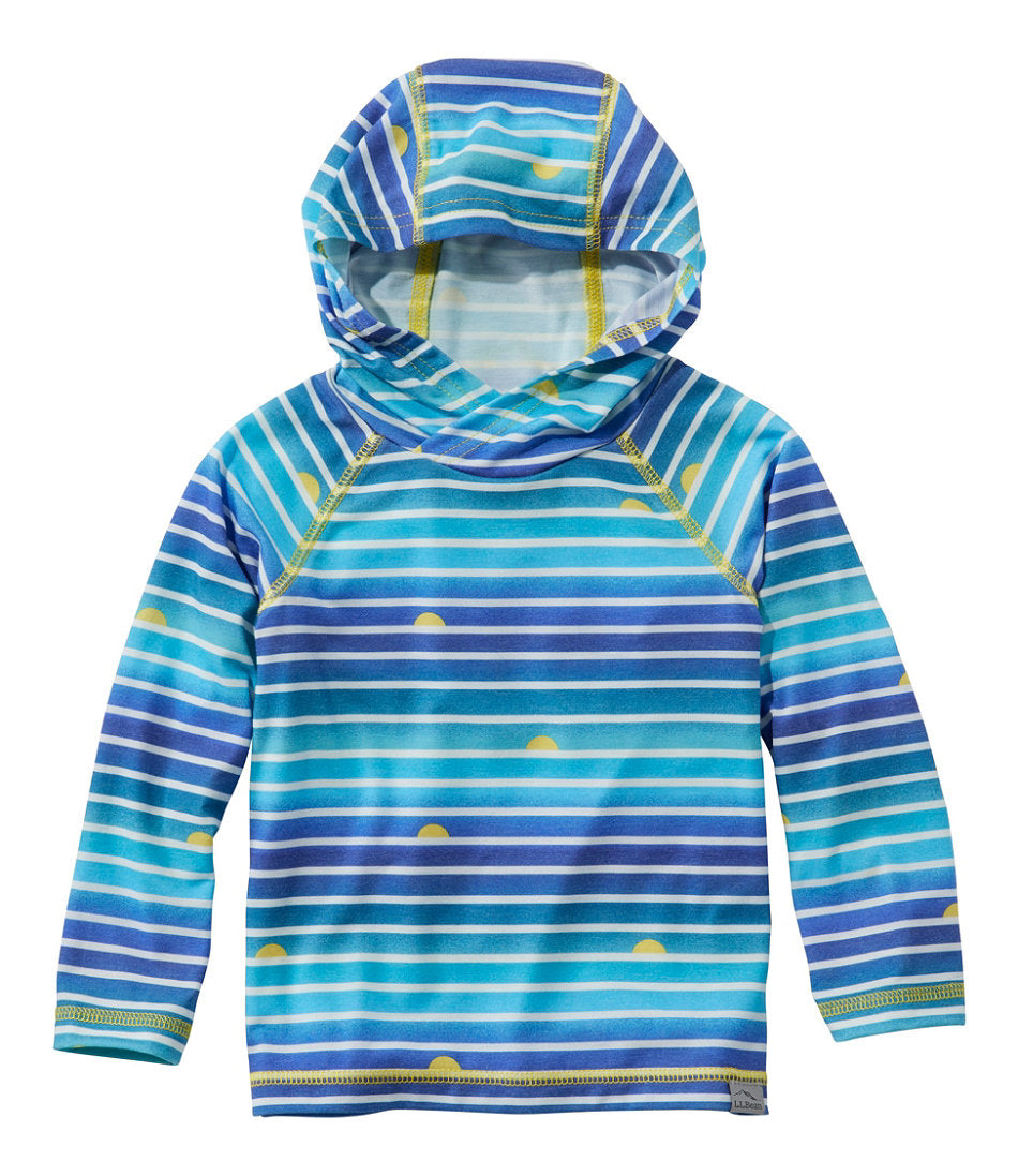 Toddlers' Everyday SunSmart® Hooded Tee, Long-Sleeve Stripe | L.L.Bean outlet