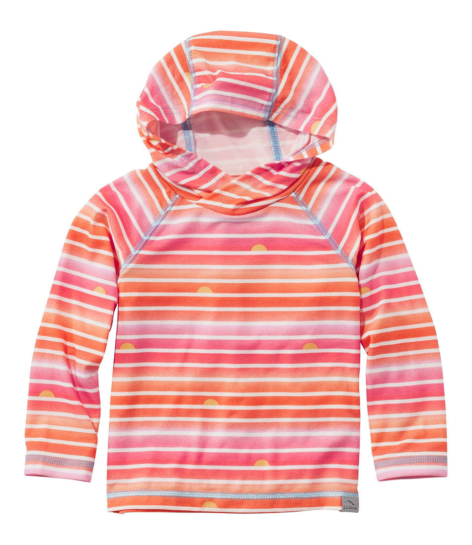 Toddlers' Everyday SunSmart® Hooded Tee, Long-Sleeve Stripe | L.L.Bean outlet