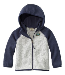 Infants' and Toddlers' L.L.Bean Sweater Fleece, Hooded Colorblock | L.L.Bean online