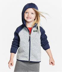 Infants' and Toddlers' L.L.Bean Sweater Fleece, Hooded Colorblock | L.L.Bean online