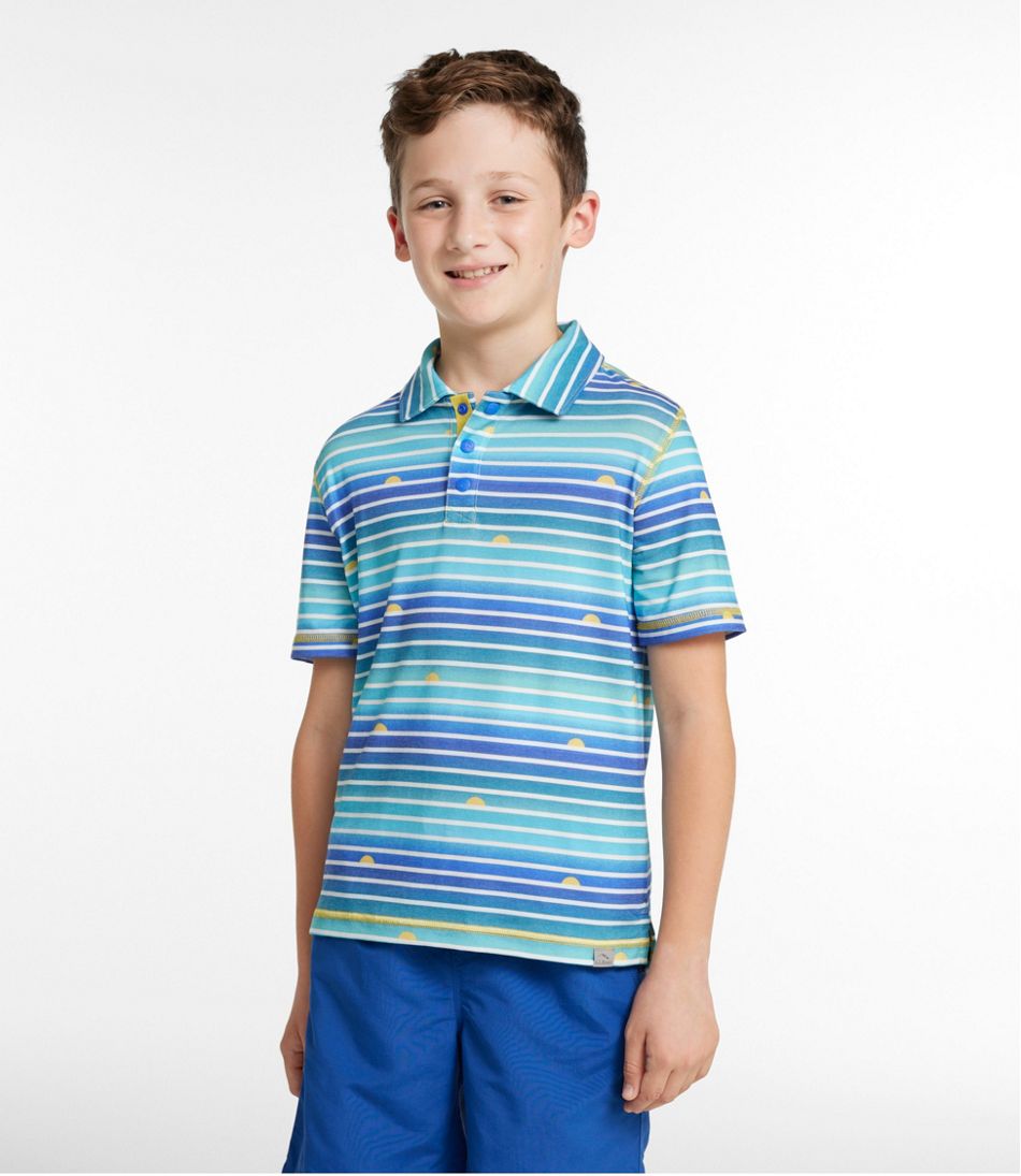 Kids' Everyday SunSmart® Polo, Print | L.L.Bean sale