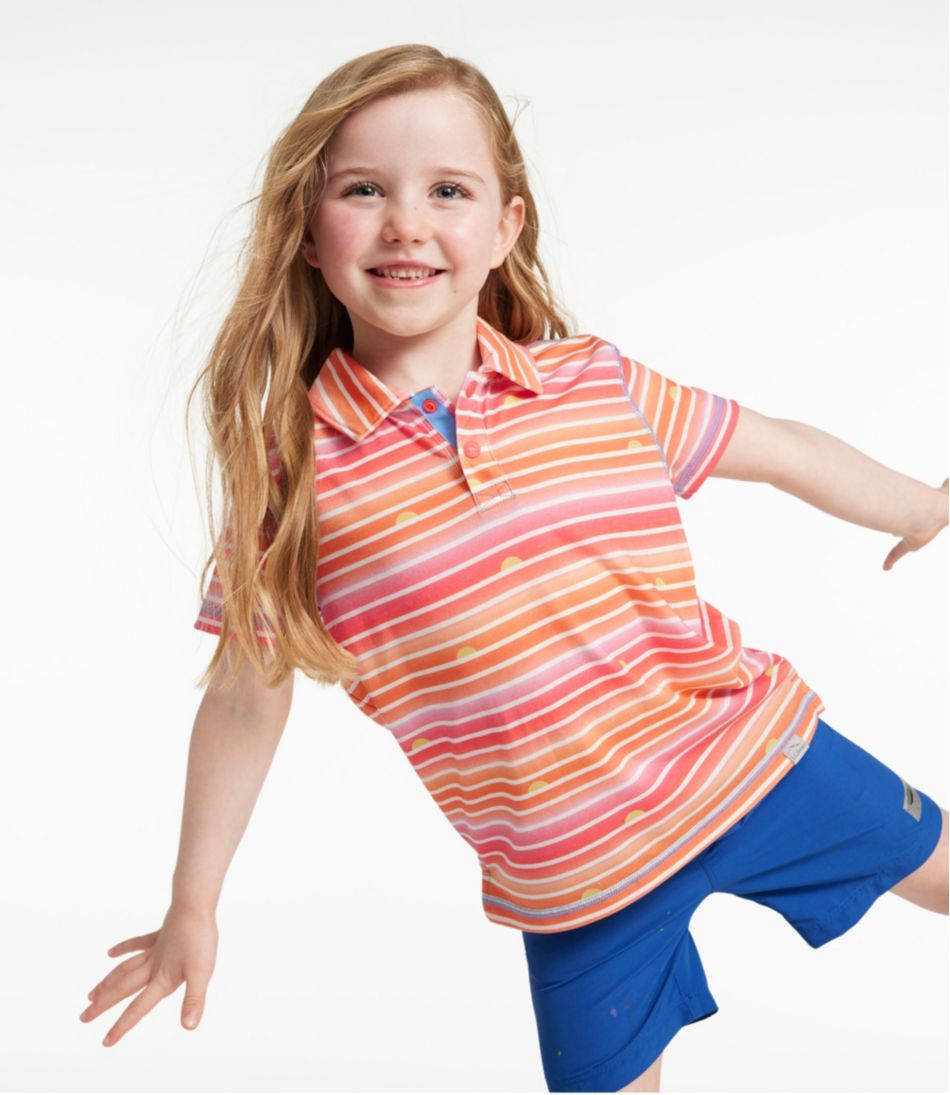 Kids' Everyday SunSmart® Polo, Print | L.L.Bean sale