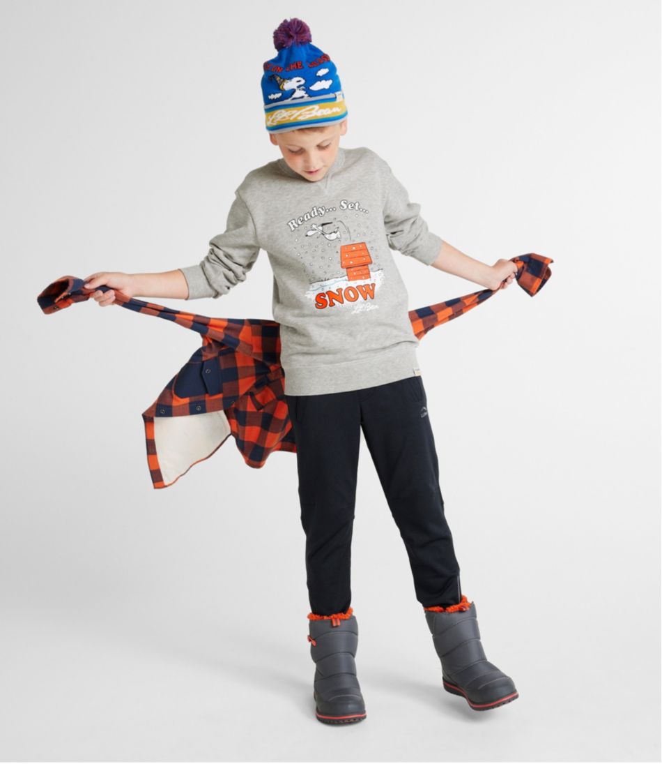 Kids' L.L.Bean x Peanuts Crew Sweatshirt | L.L.Bean near me