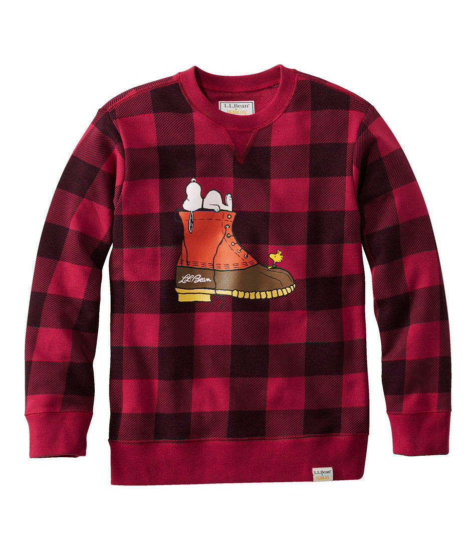 Kids' L.L.Bean x Peanuts Crew Sweatshirt | L.L.Bean near me