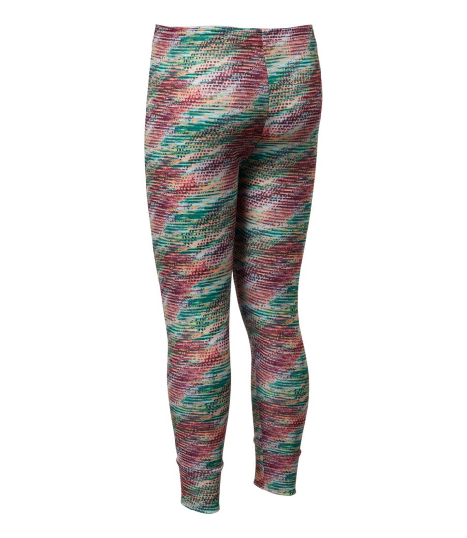 Kids' Wicked Warm Midweight Long Underwear, Pants Print | L.L.Bean online